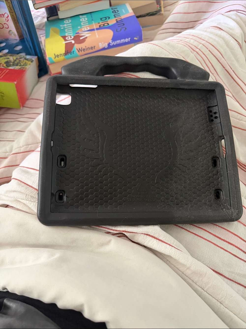 Heavy-Duty Black Tablet Carrying Case with Handle